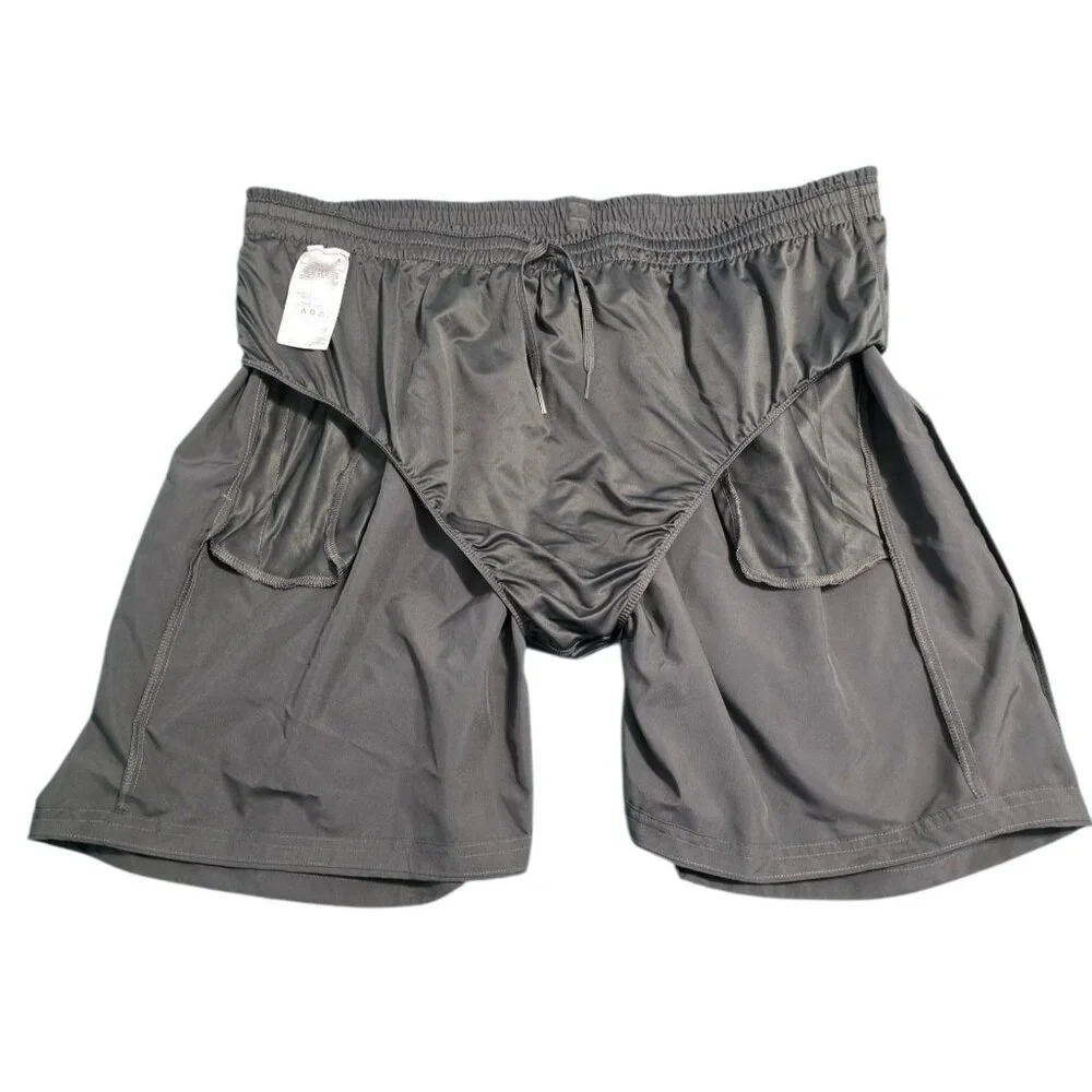 Adidas Aeroready Running Shorts Mens 2XL Liner Gray Lightweight Fitness Athletic - Picture 6 of 10